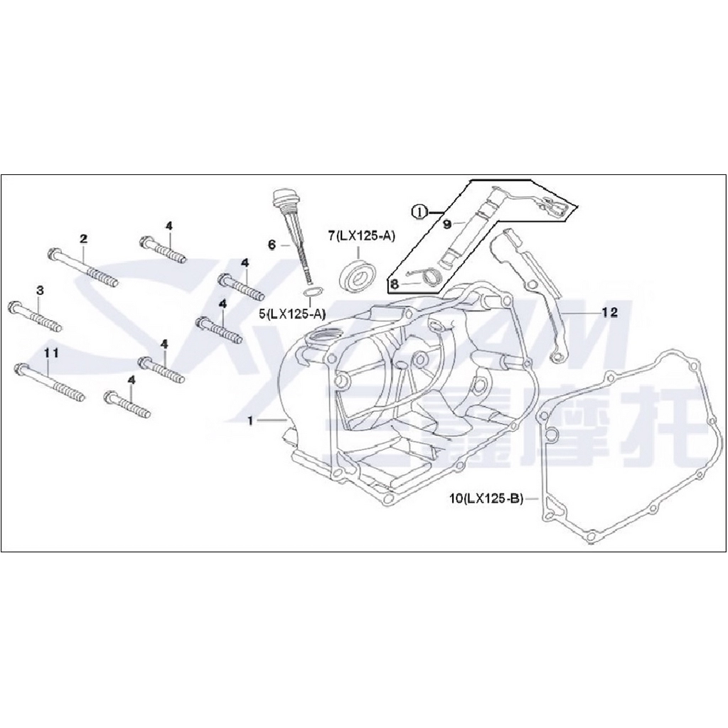 SKYTEAM BUBBLY DEBRIYAJ TELI BRAKETI #ST125BB E0412